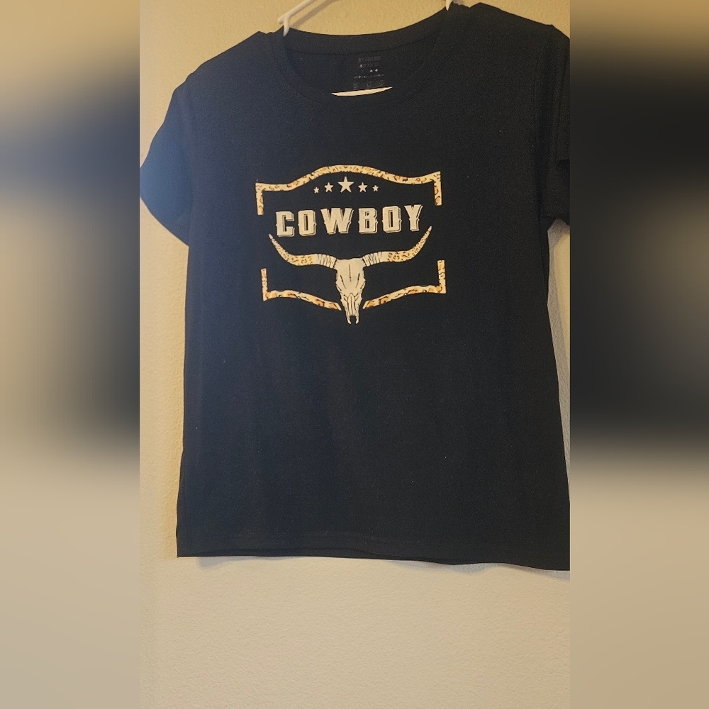 Black Cowboy  T-Shirt